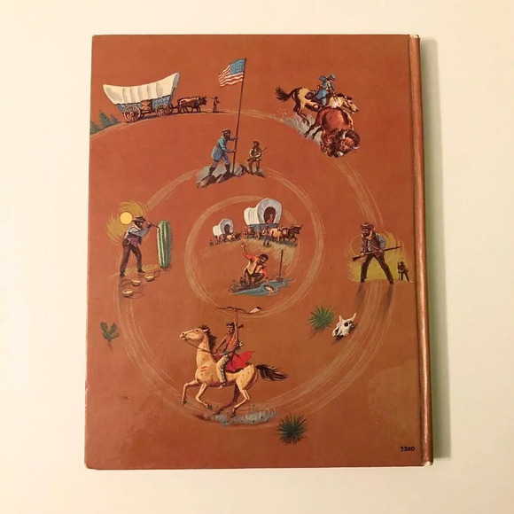 Vintage 1962 Wagons  Ho Whitman Childrens Western Book Hardcover - Picture 2 of 16